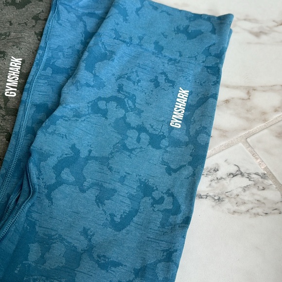 Choice of Gymshark Adapt Animal and Camo leggings Size Small Green and Blue - Picture 5 of 7